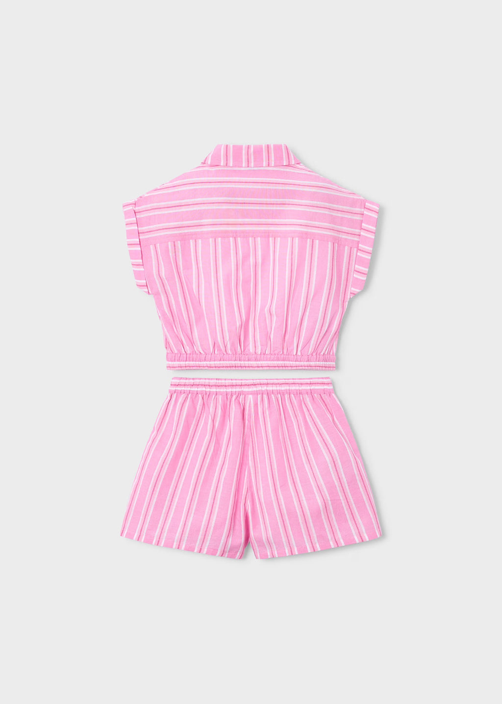 Mayoral Pink Stripe 2pc Set 3226