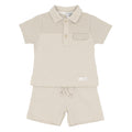 Blues Baby Beige Polo Shirt and Shorts Set BB3071