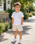 Rapife Pastel Stripe Short Set 5750S26