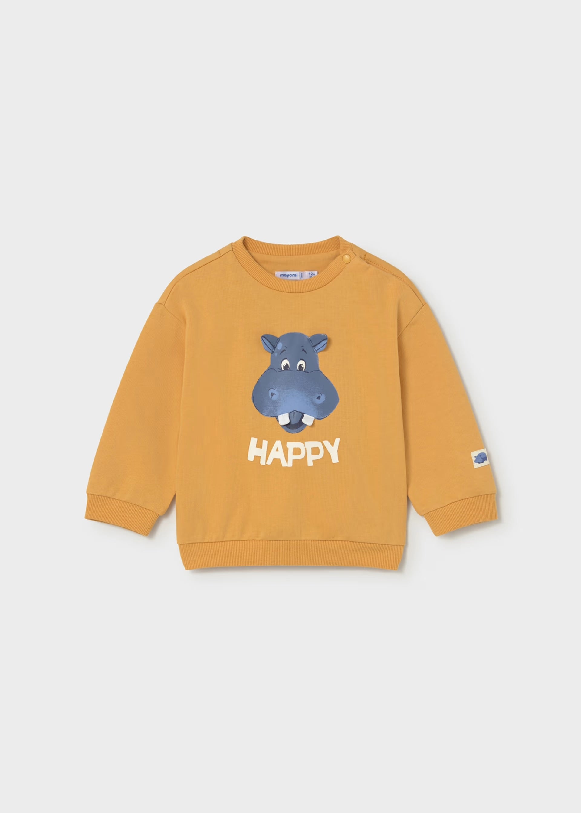 Mayoral Orange Hippo Sweater 1402