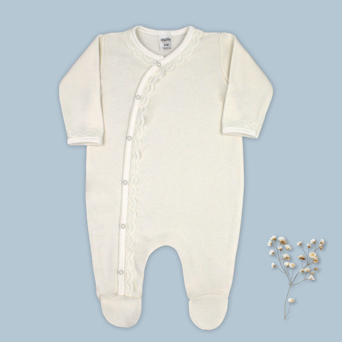 Rapife Pyjamas With Feet - Beige