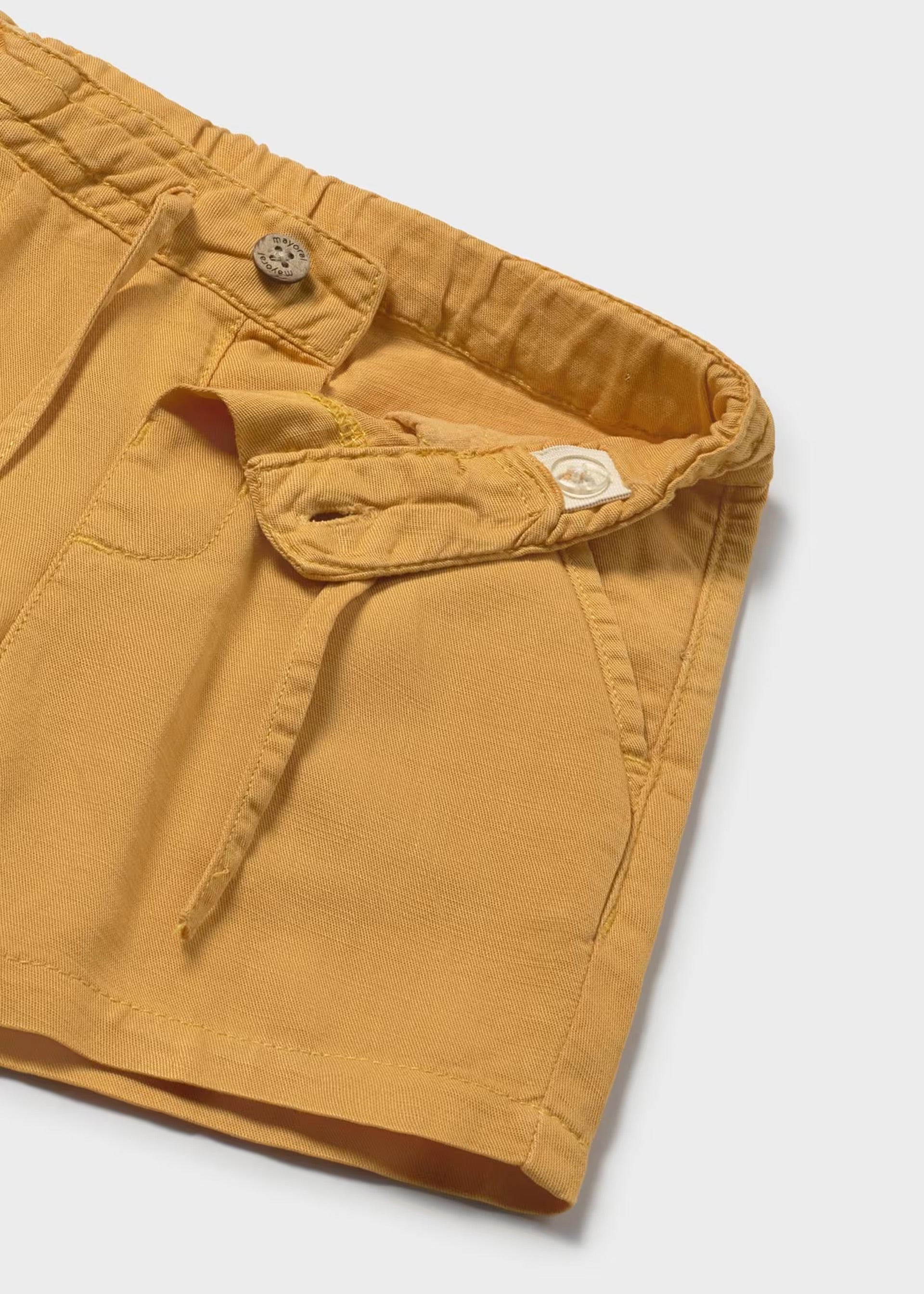 Mayoral Toddler Orange Twill Shorts 1220