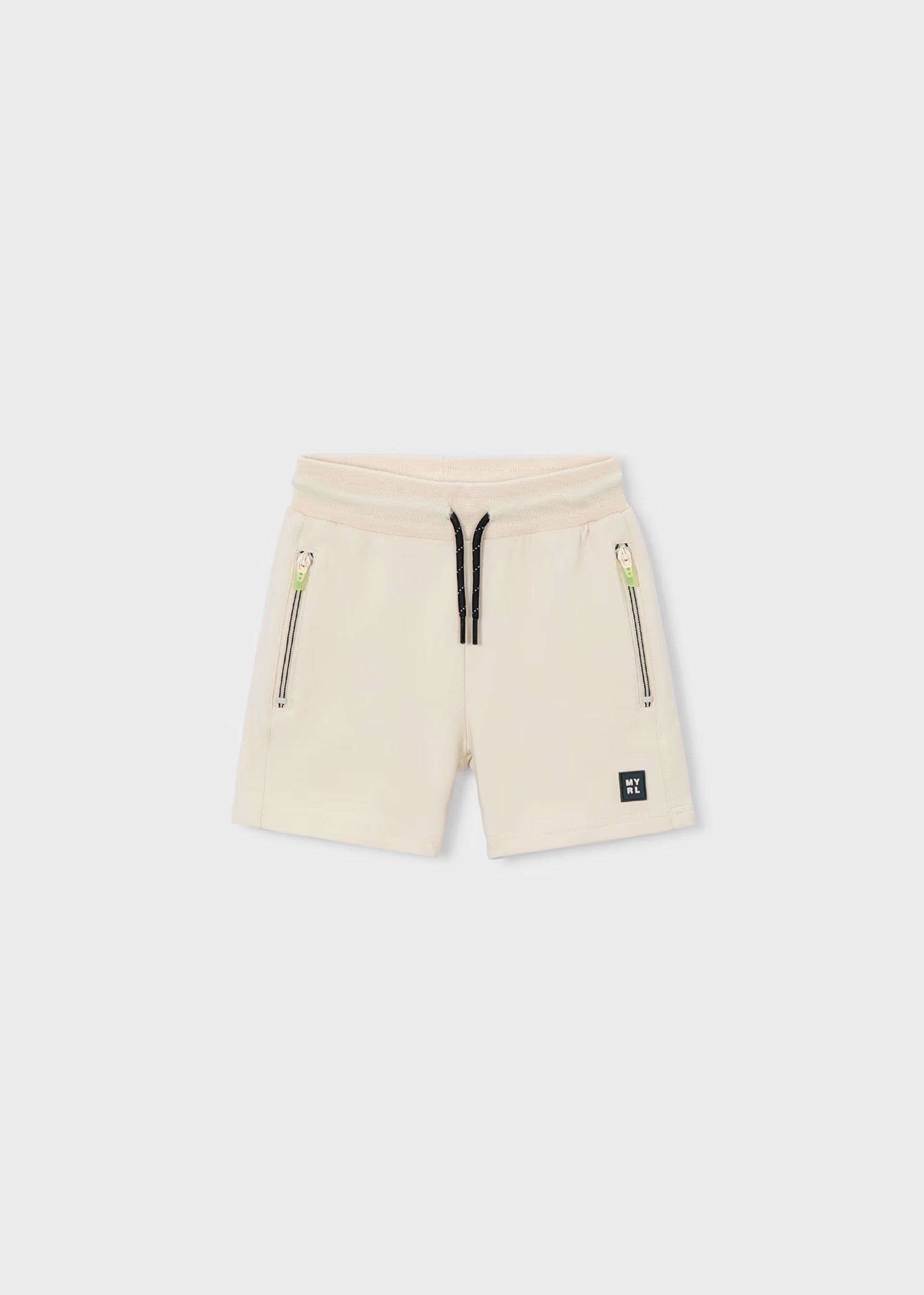 Mayoral Cream Sweat Shorts 3209