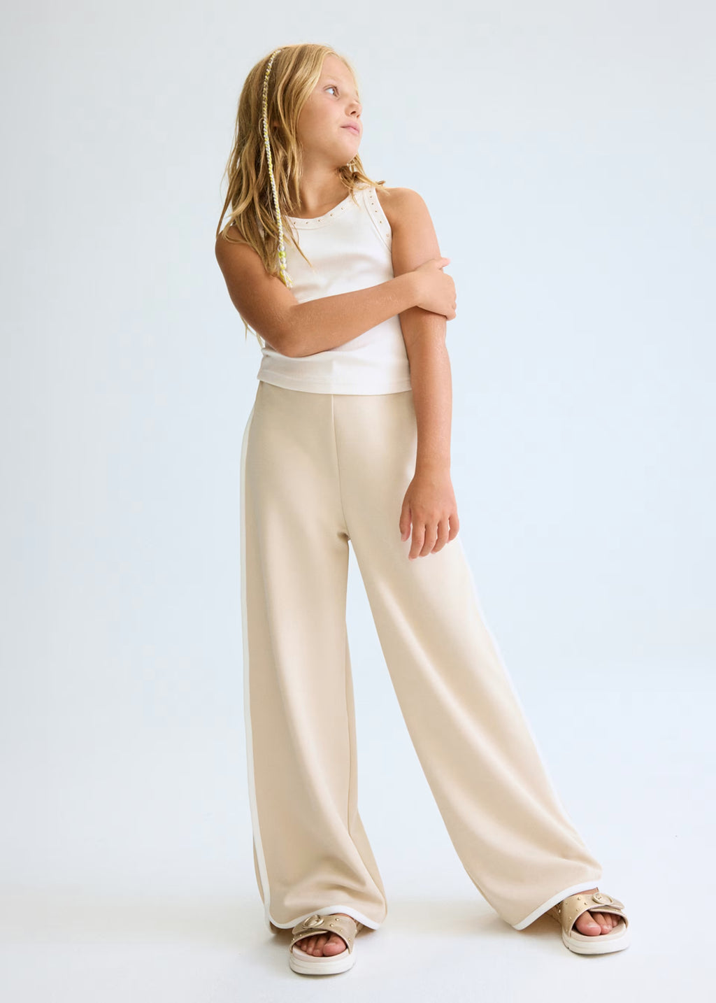 Mayoral Beige Sporty Trousers 6556