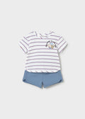Mayoral Baby Stripe 2pc Set 1627