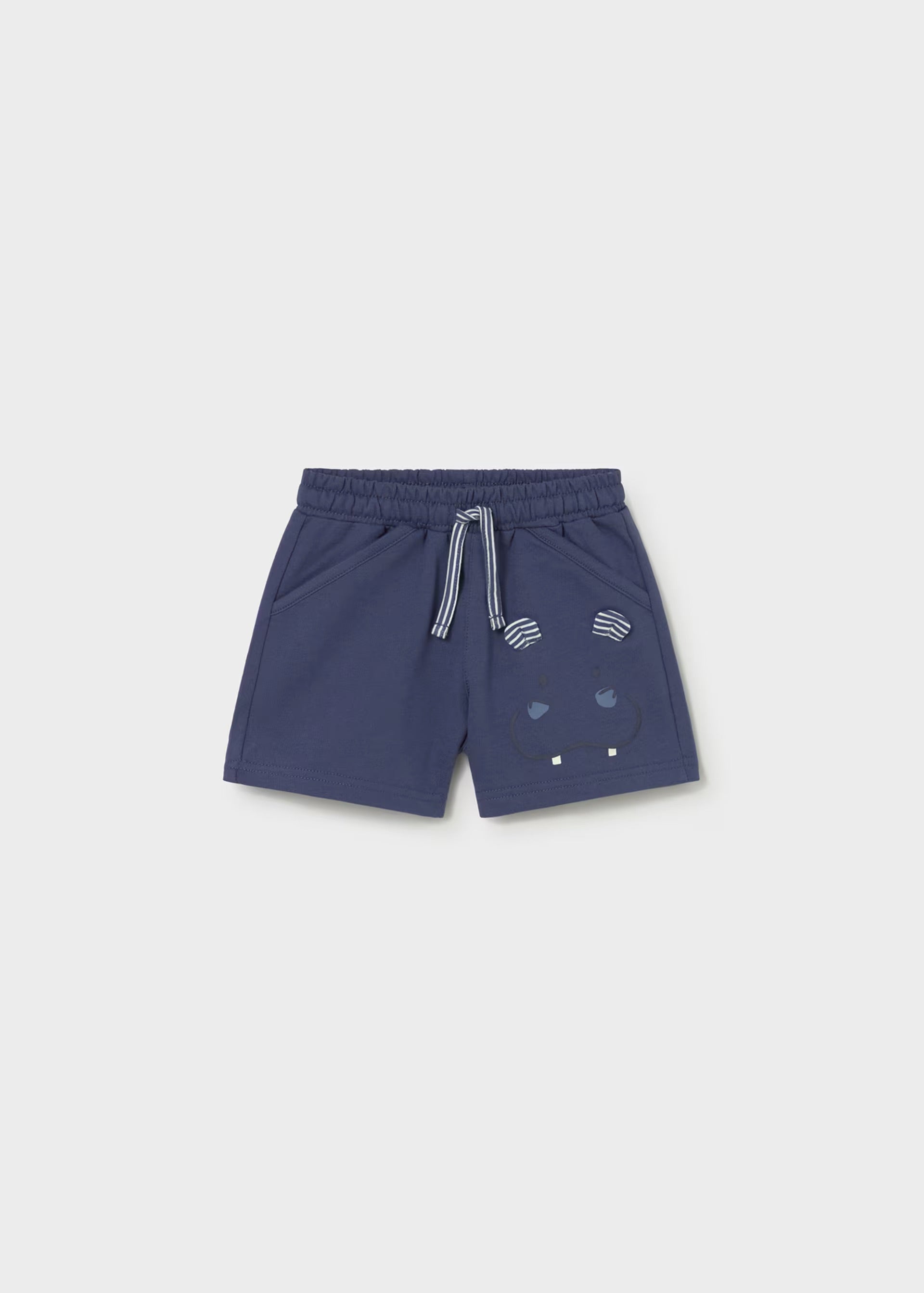 Mayoral Toddler Hippo Jersey Shorts 1222