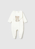 Mayoral Baby Teddy Babygrow & Bib 1714