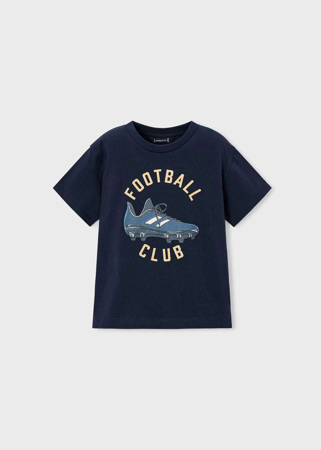 Mayoral Navy ‘Football’ T-shirt 3072
