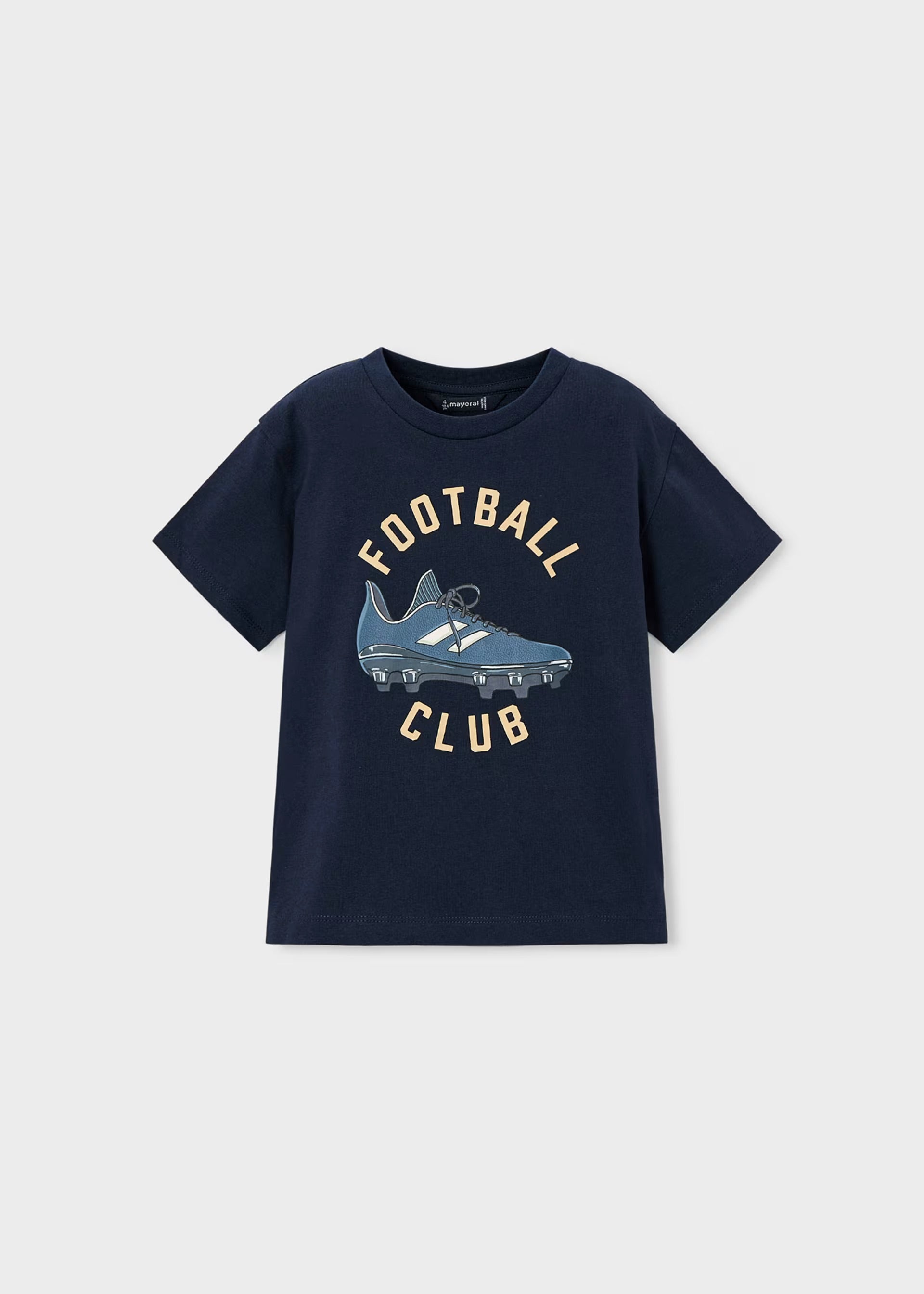 Mayoral Navy ‘Football’ T-shirt 3072