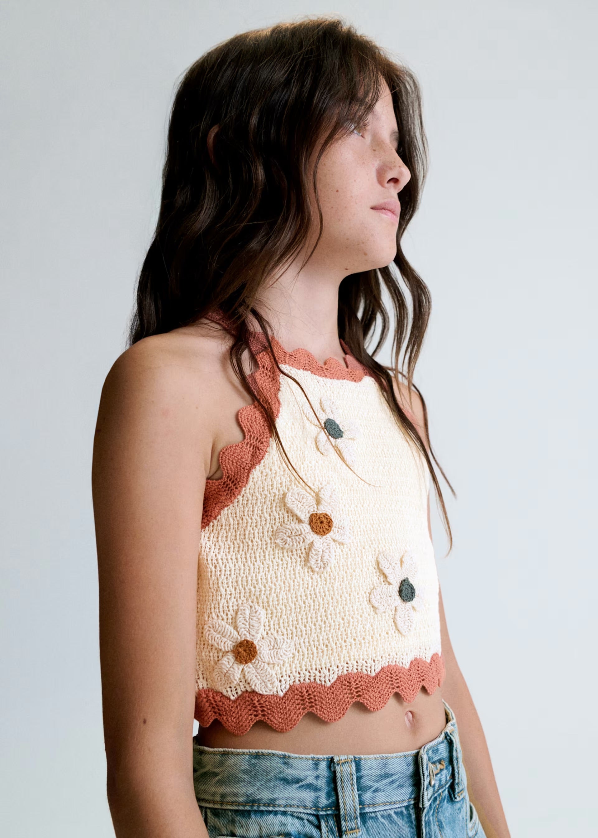 Mayoral Cream Vest Top 6021