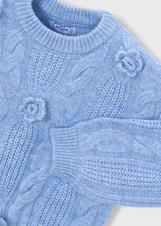 Mayoral 3D Flower Sweater 4319