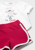Mayoral Baby Red 2pc Set 1627