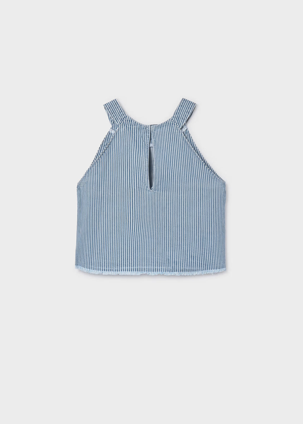 Mayoral Stripe Denim Top 6025
