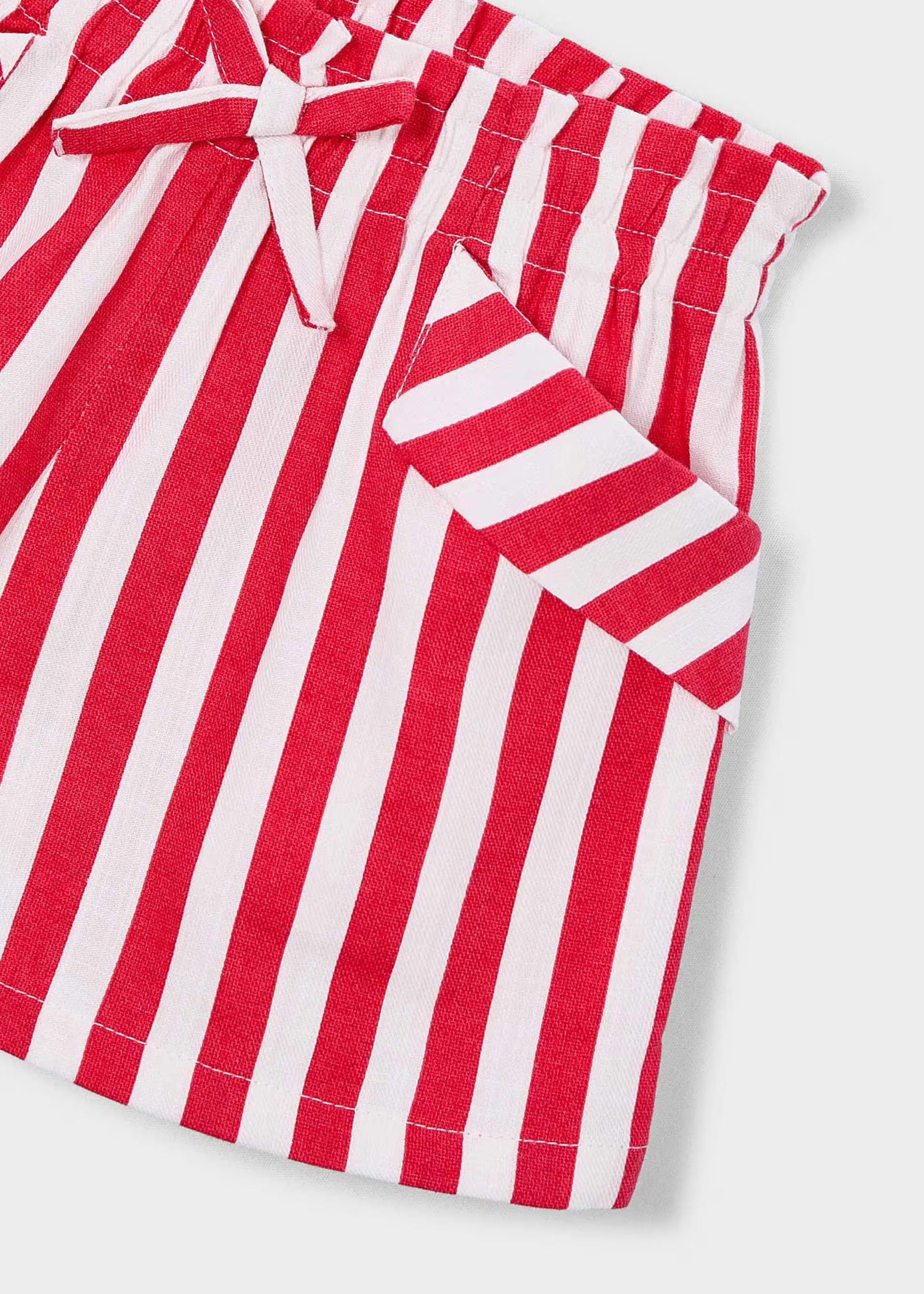 Mayoral Red Stripe Shorts 3221