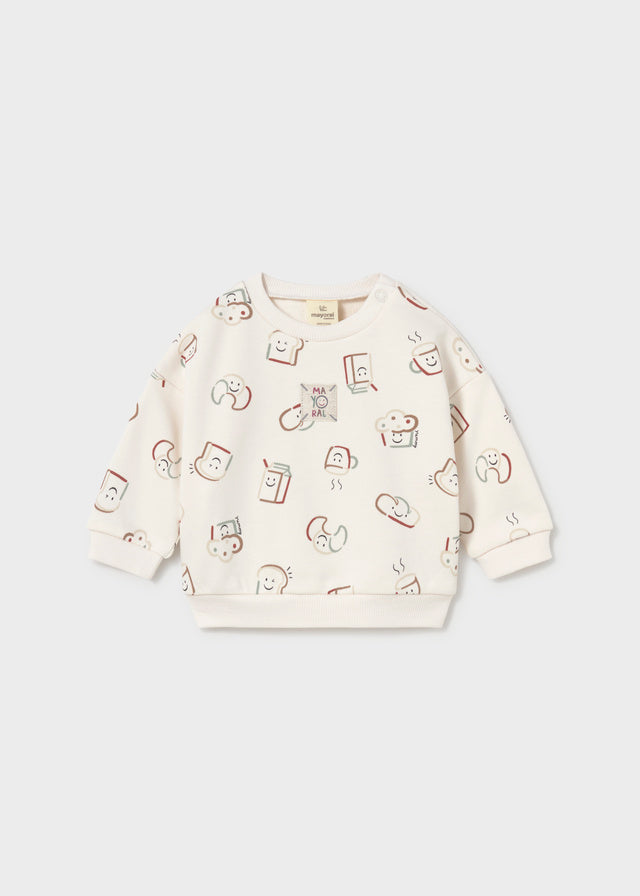 Mayoral Baby Cream Sweatshirt 2409