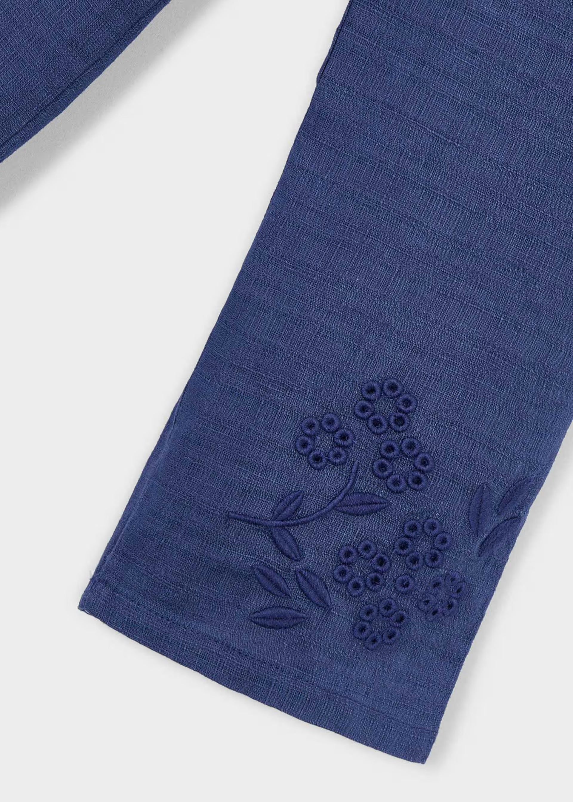 Mayoral Navy Linen Trousers 3585