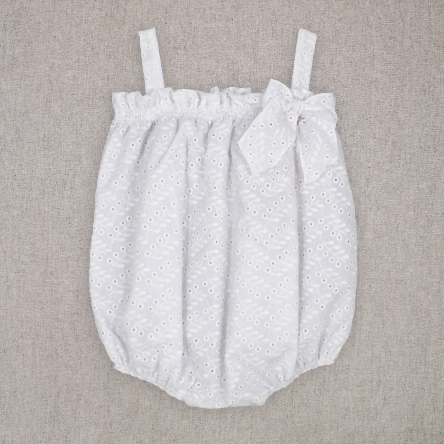 Rapife White Anglaise Romper 5907S26