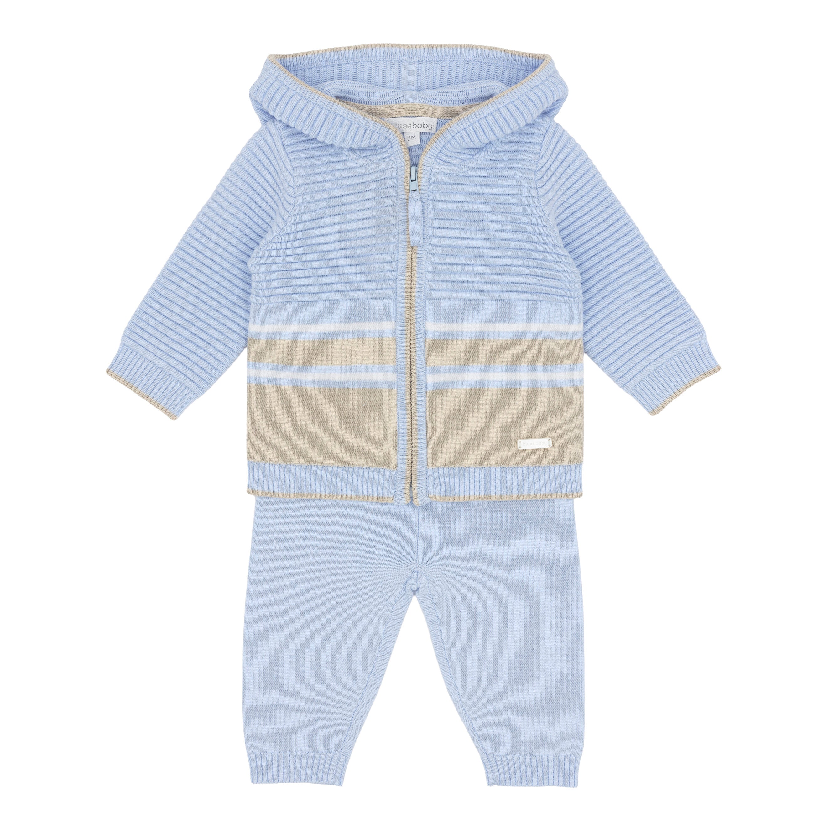 Boys Blue Hooded Jog Set