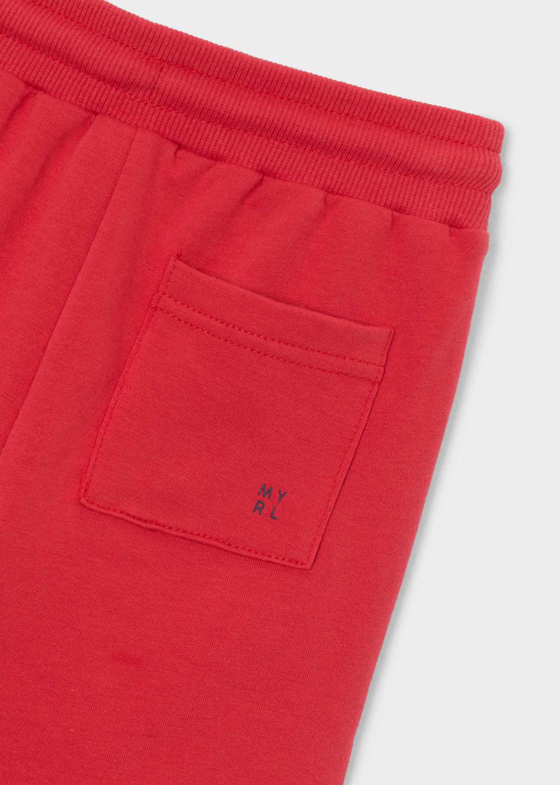 Mayoral Red Jersey Shorts 611