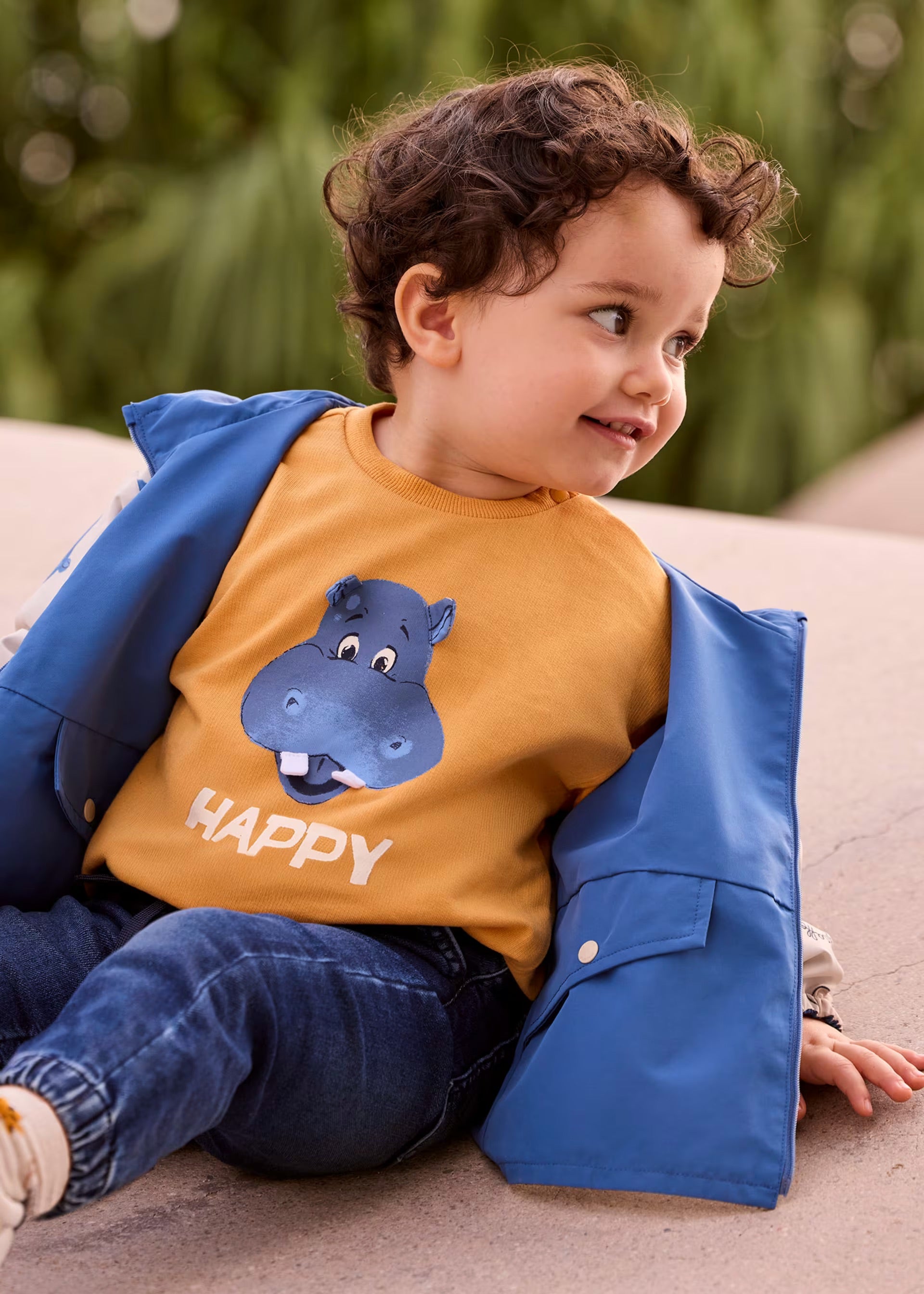 Mayoral Orange Hippo Sweater 1402