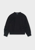 Mayoral Black Bow Detail Sweatshirt 7429