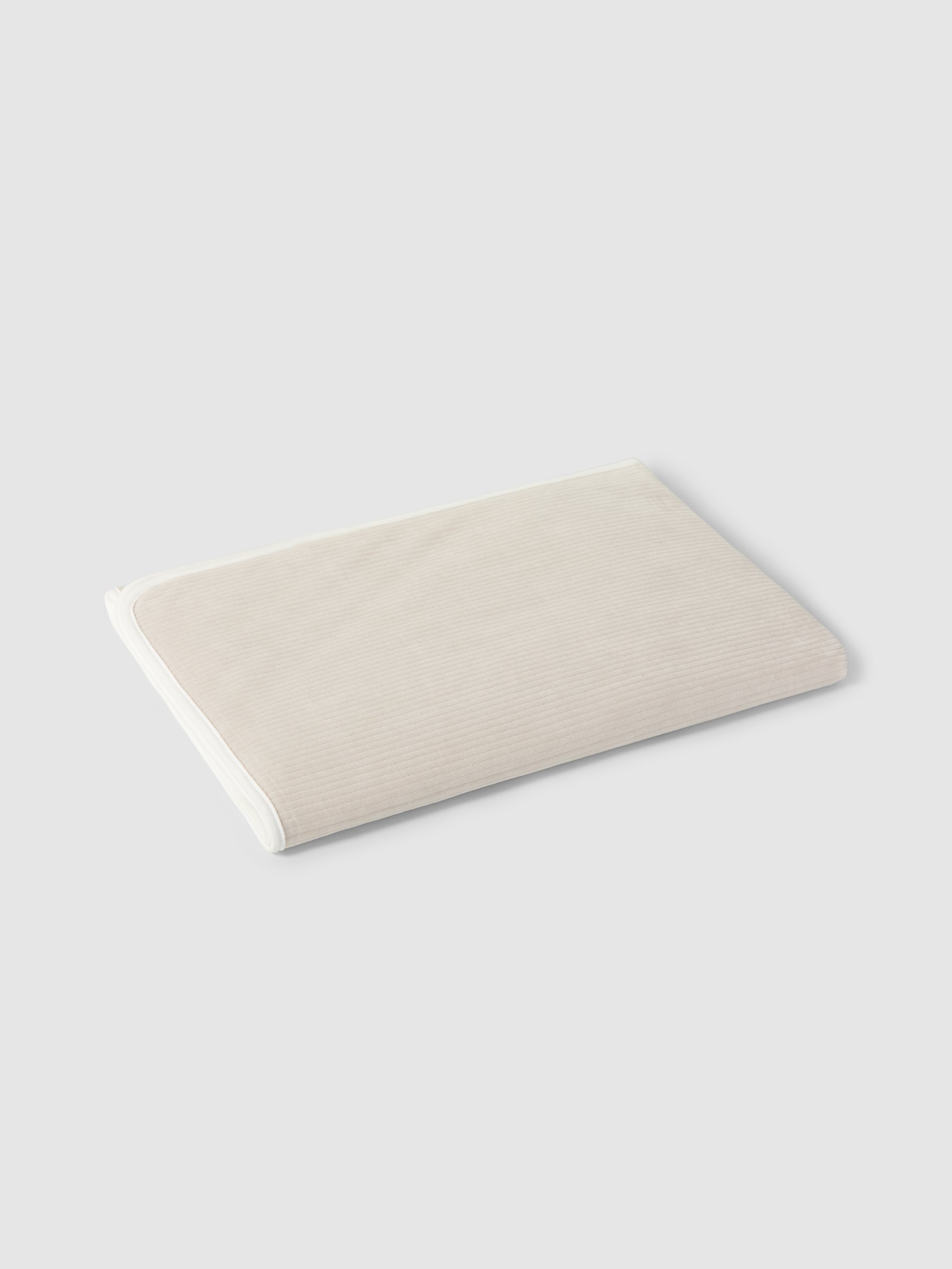 Laranjinha Sand Ribbed Velvet Blanket I6542