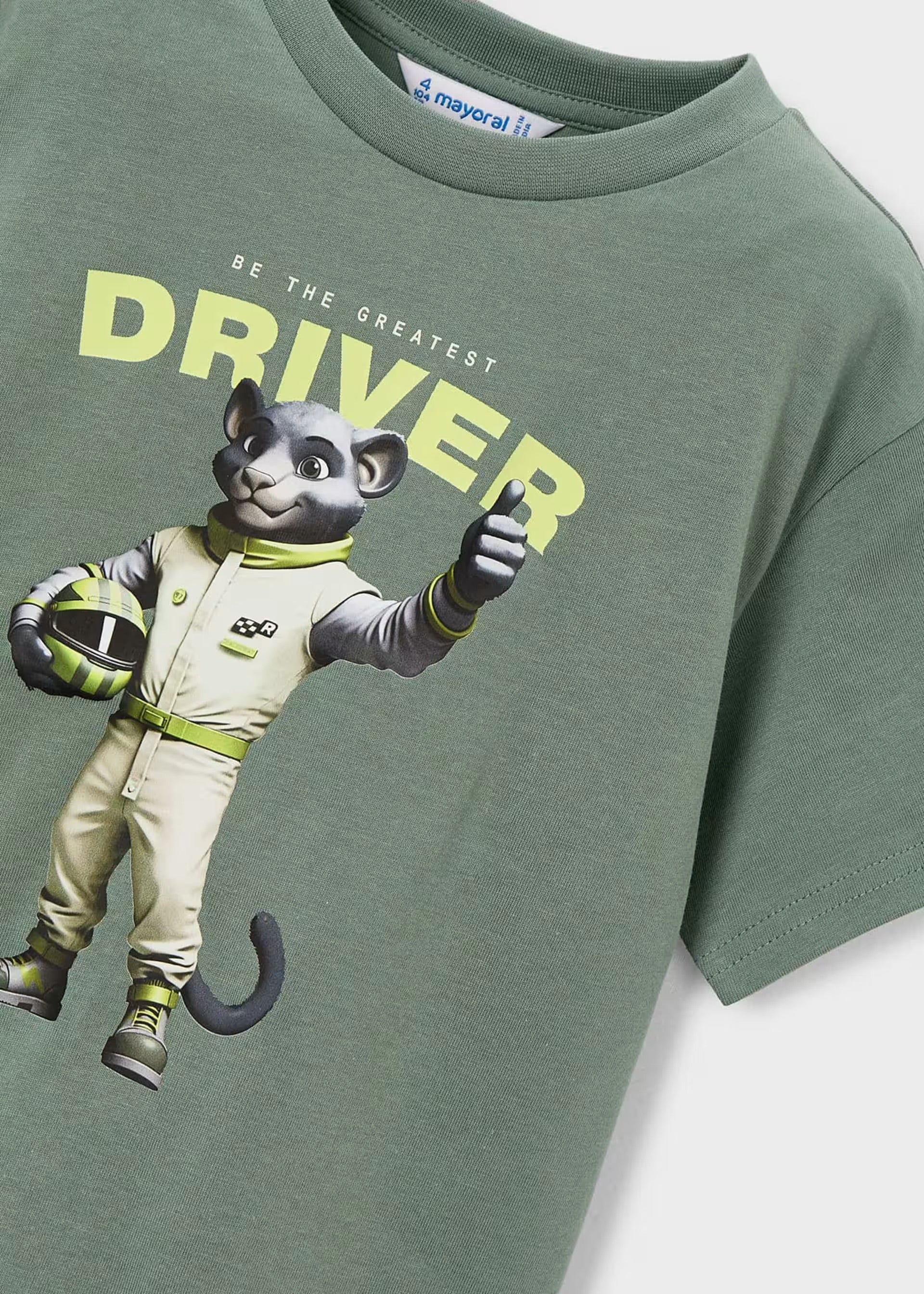 Mayoral Green Driver T-shirt 3070