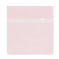 Girls Pink Knitted Baby Blanket
