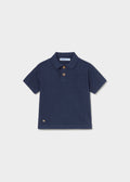 Mayoral Toddler Navy Knit Polo Shirt 1109