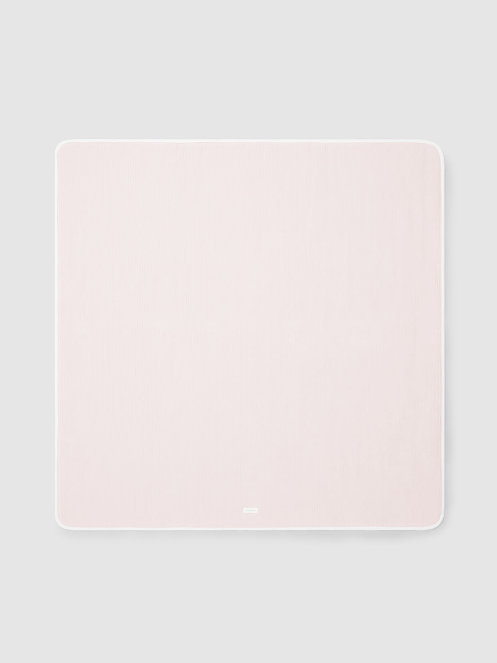 Laranjinha Pink Ribbed Velvet Blanket I6542