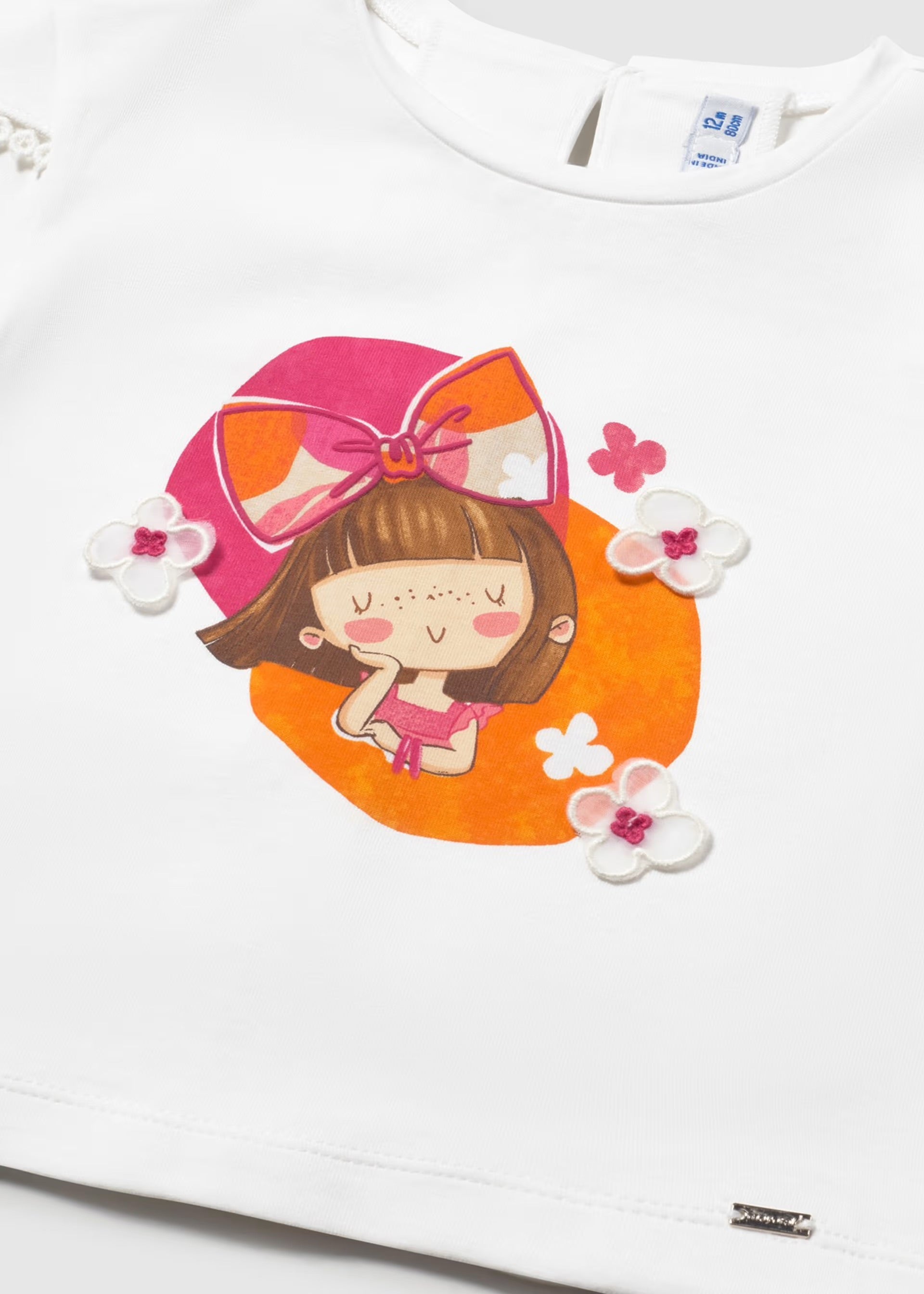 Mayoral Toddler White T-shirt 1079