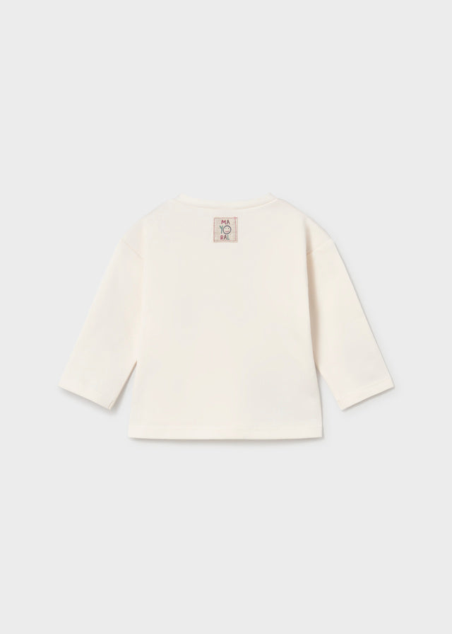 Mayoral Baby Cream T-Shirt 2084