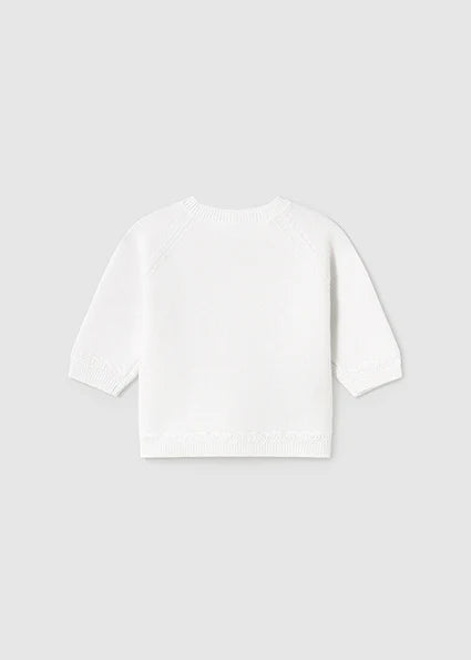 Mayoral Baby White Cardigan 1393