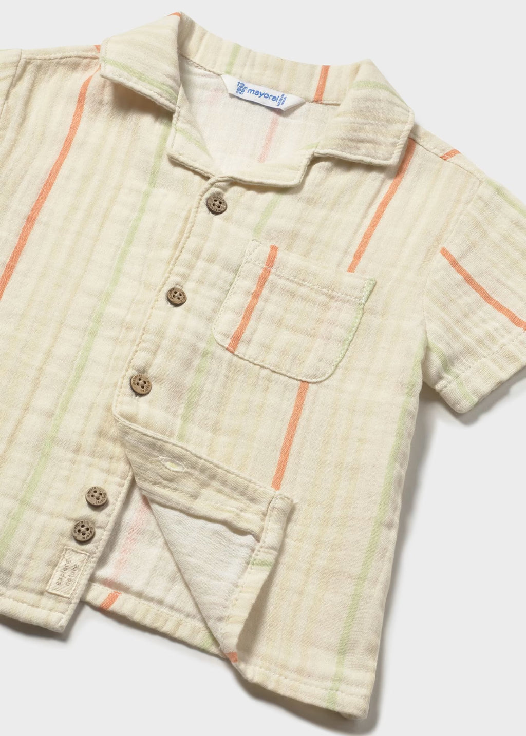 Mayoral Toddler Stripe Shirt 1113