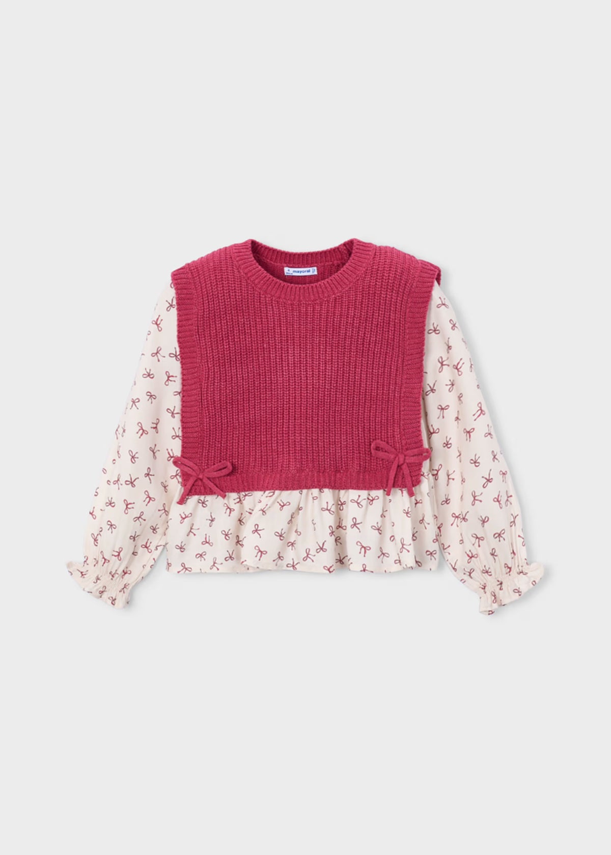 Mayoral Pink Vest & Top 4036