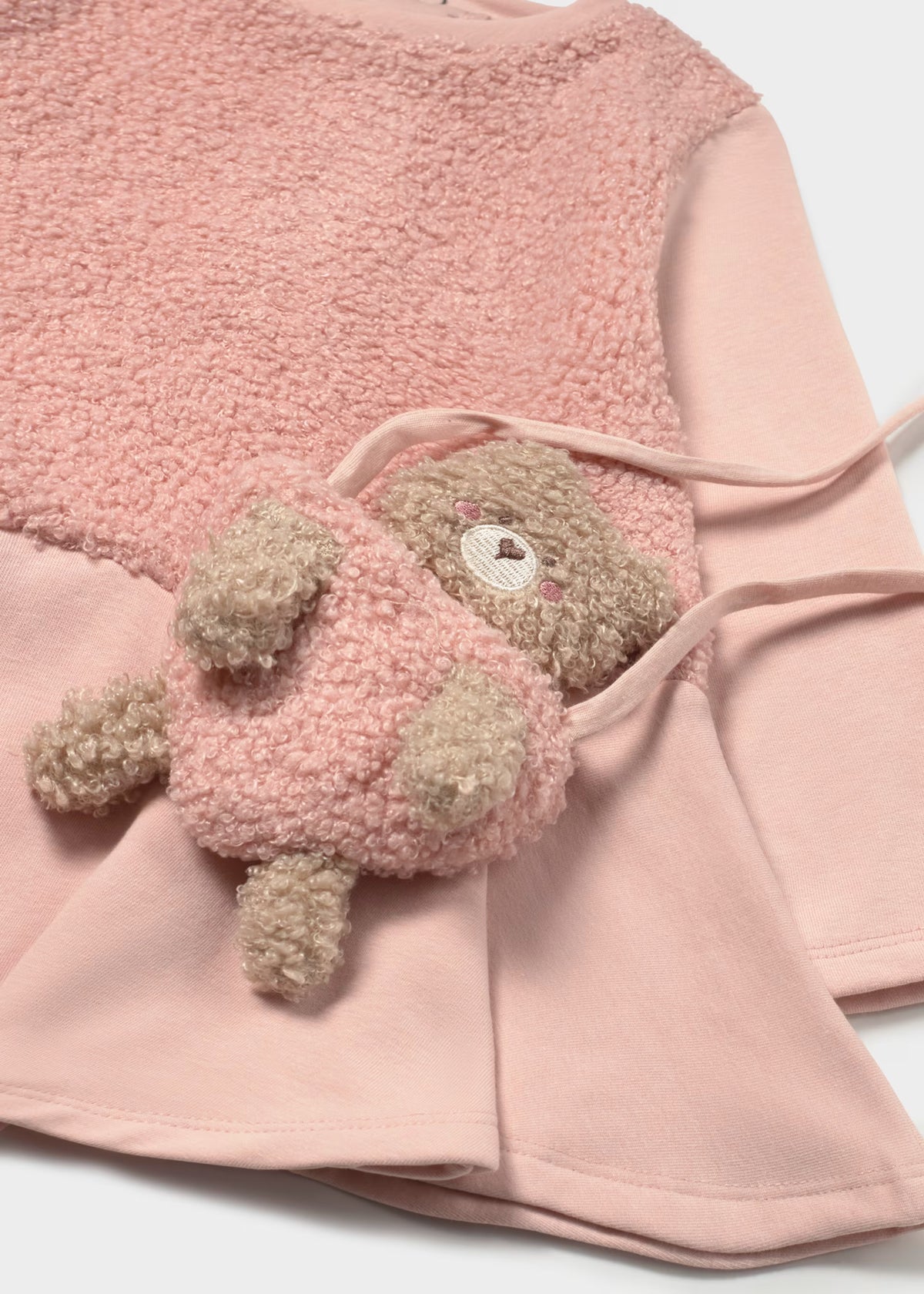 Mayoral Toddler Pink Dress with Bag 2904