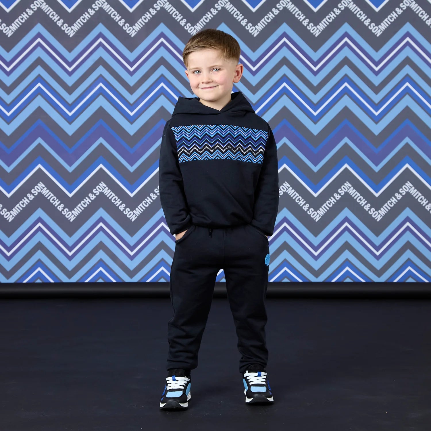 Mitch & Son Watson ZigZag Hoodie Tracksuit MS26607