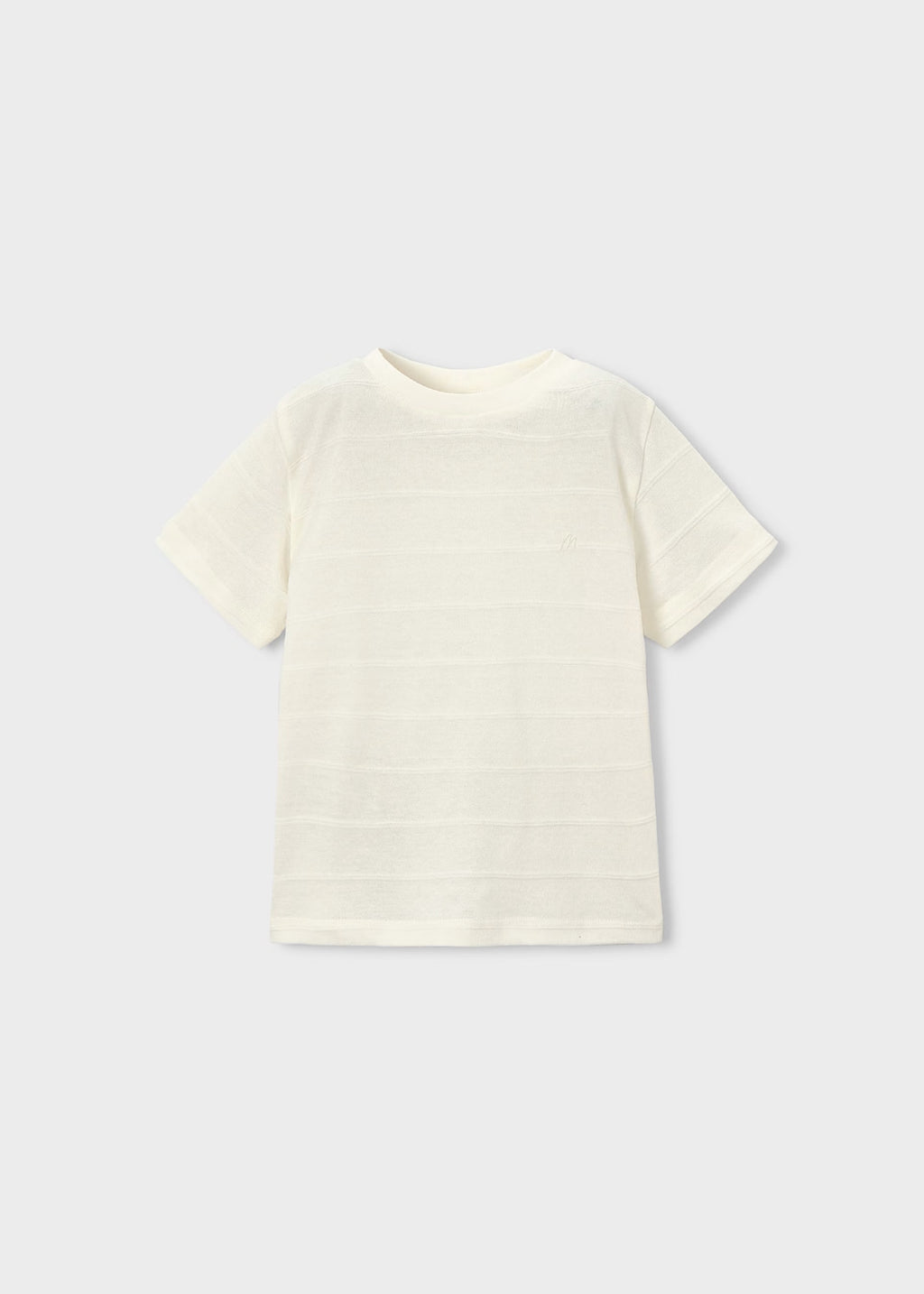 Mayoral Cream Knit T-shirt 3061