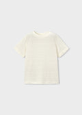 Mayoral Cream Knit T-shirt 3061