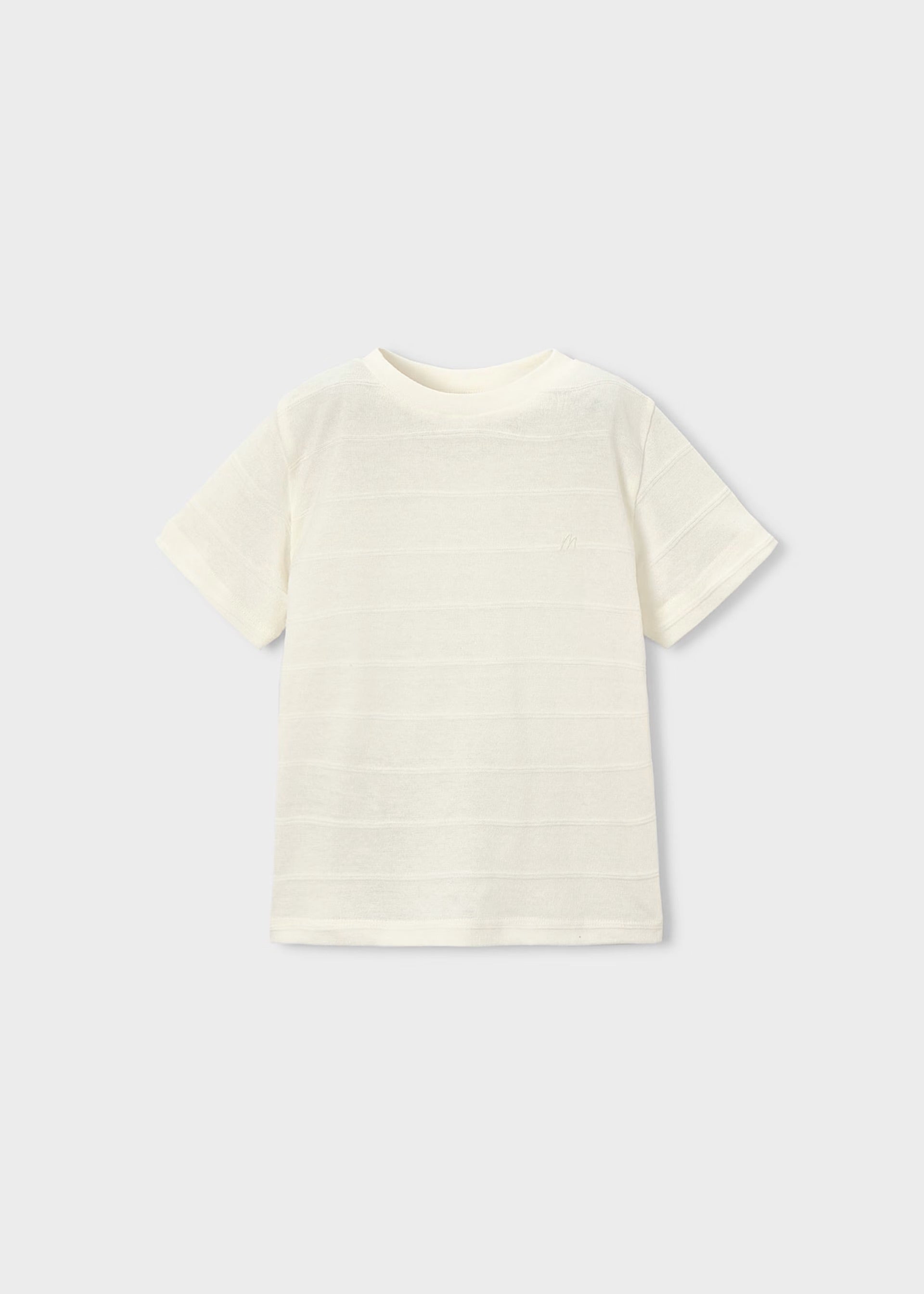 Mayoral Cream Knit T-shirt 3061
