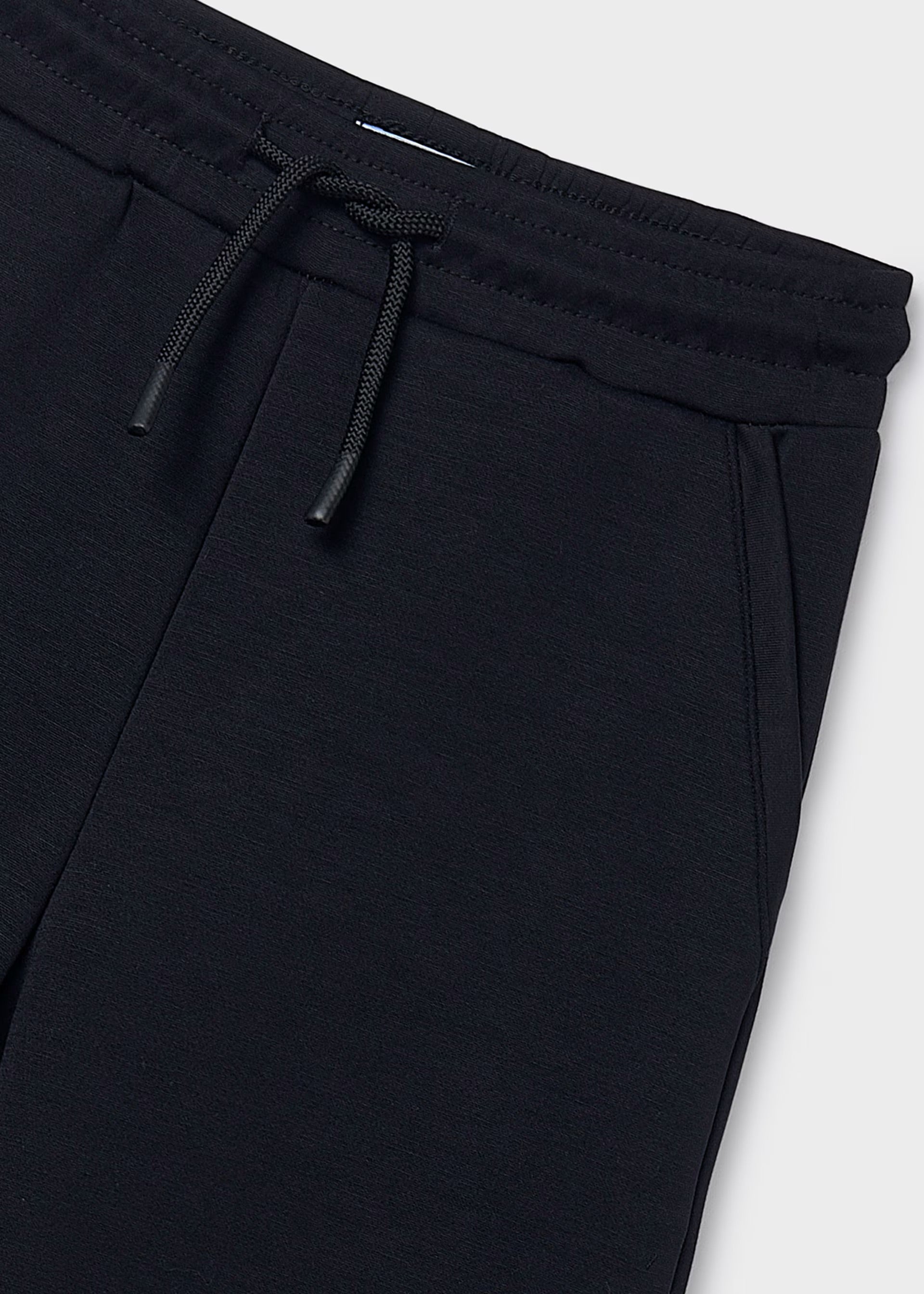 Mayoral Black Sporty Trousers 6555