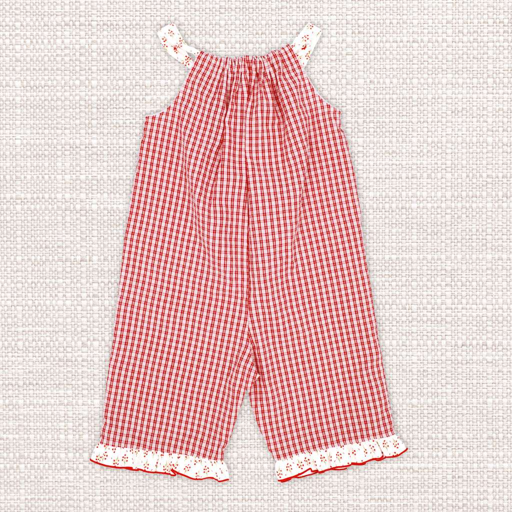 Rapife Red Gingham Jumpsuit 4263S26