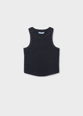 Mayoral Black Vest Top 6013