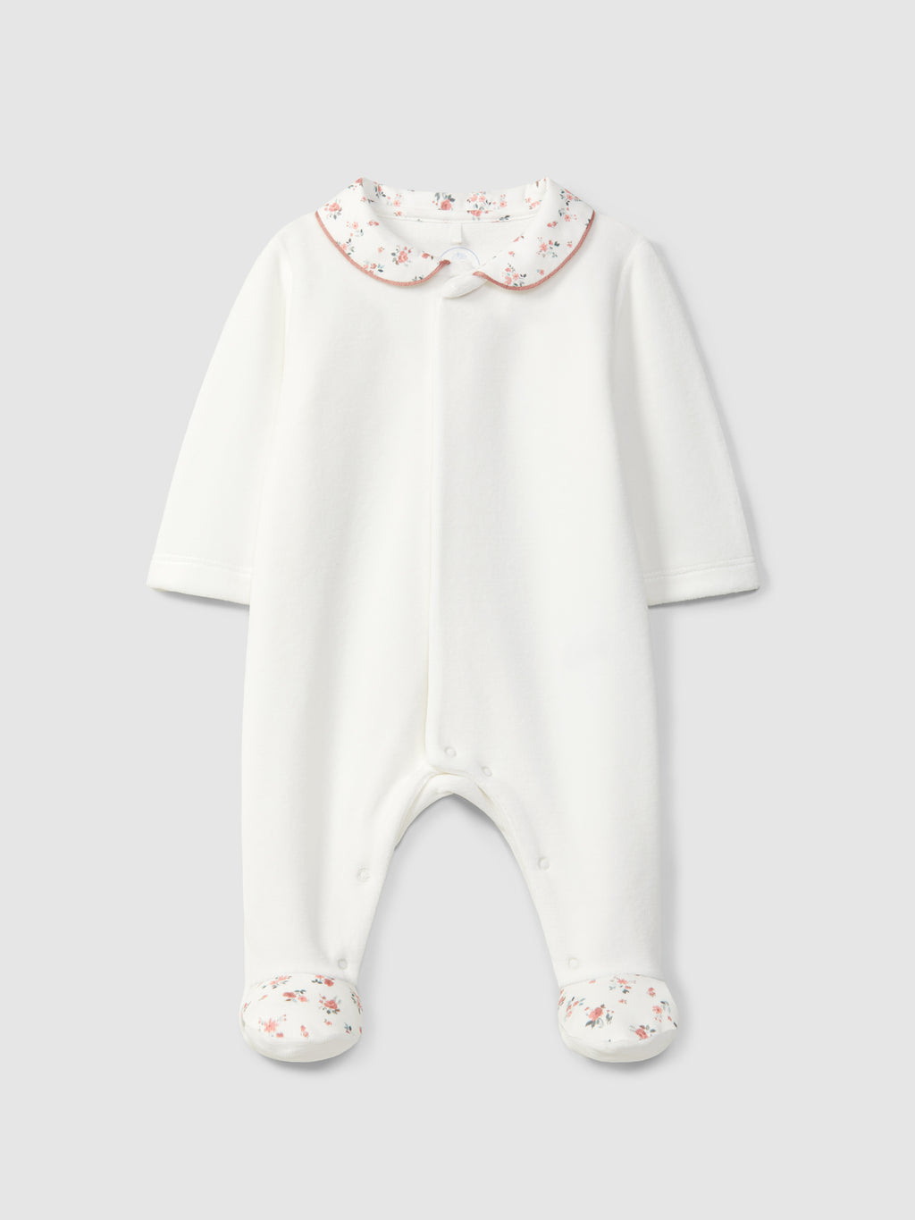 Laranjinha White Velvet Babygrow I6557
