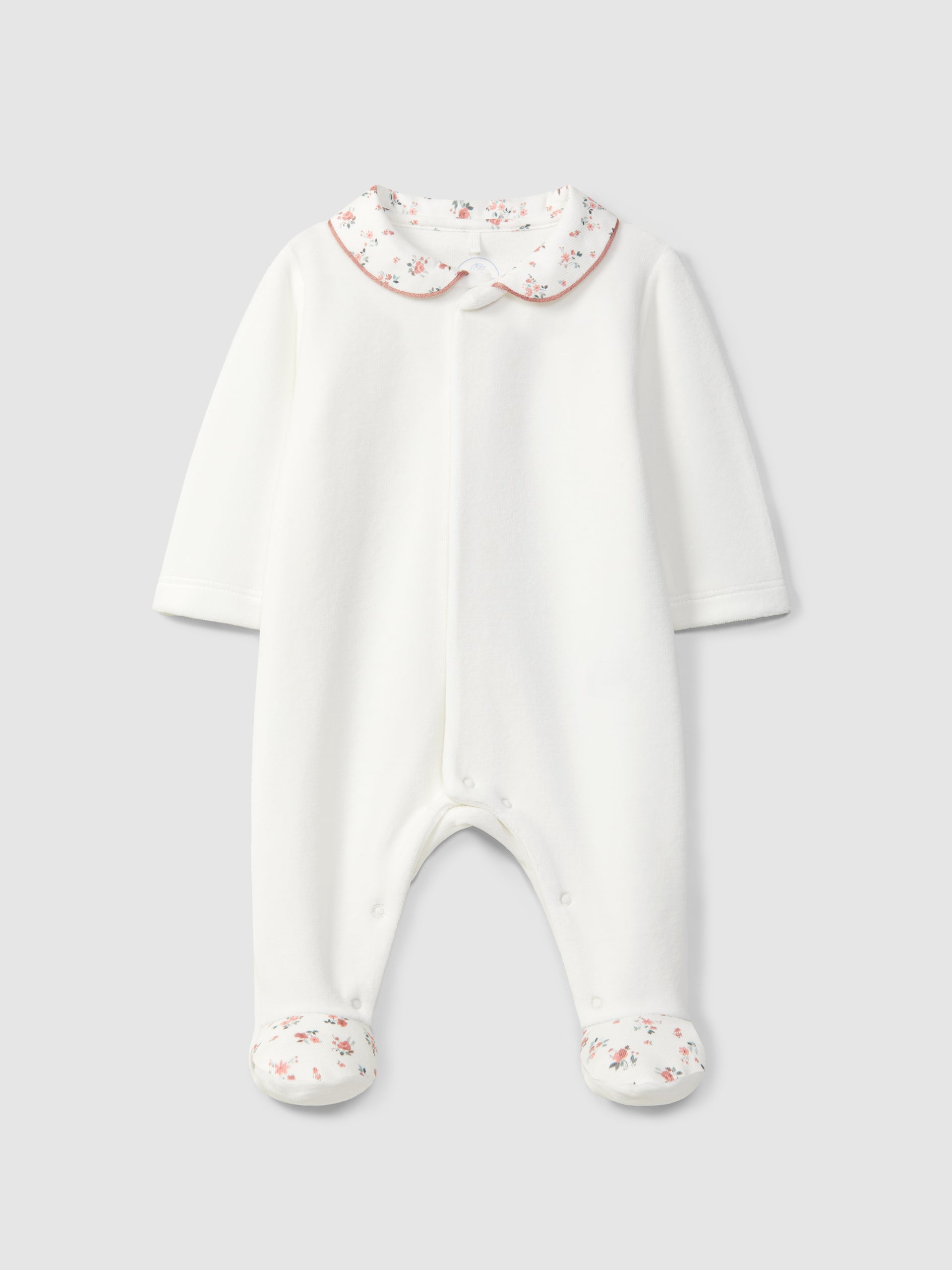 Laranjinha White Velvet Babygrow I6557