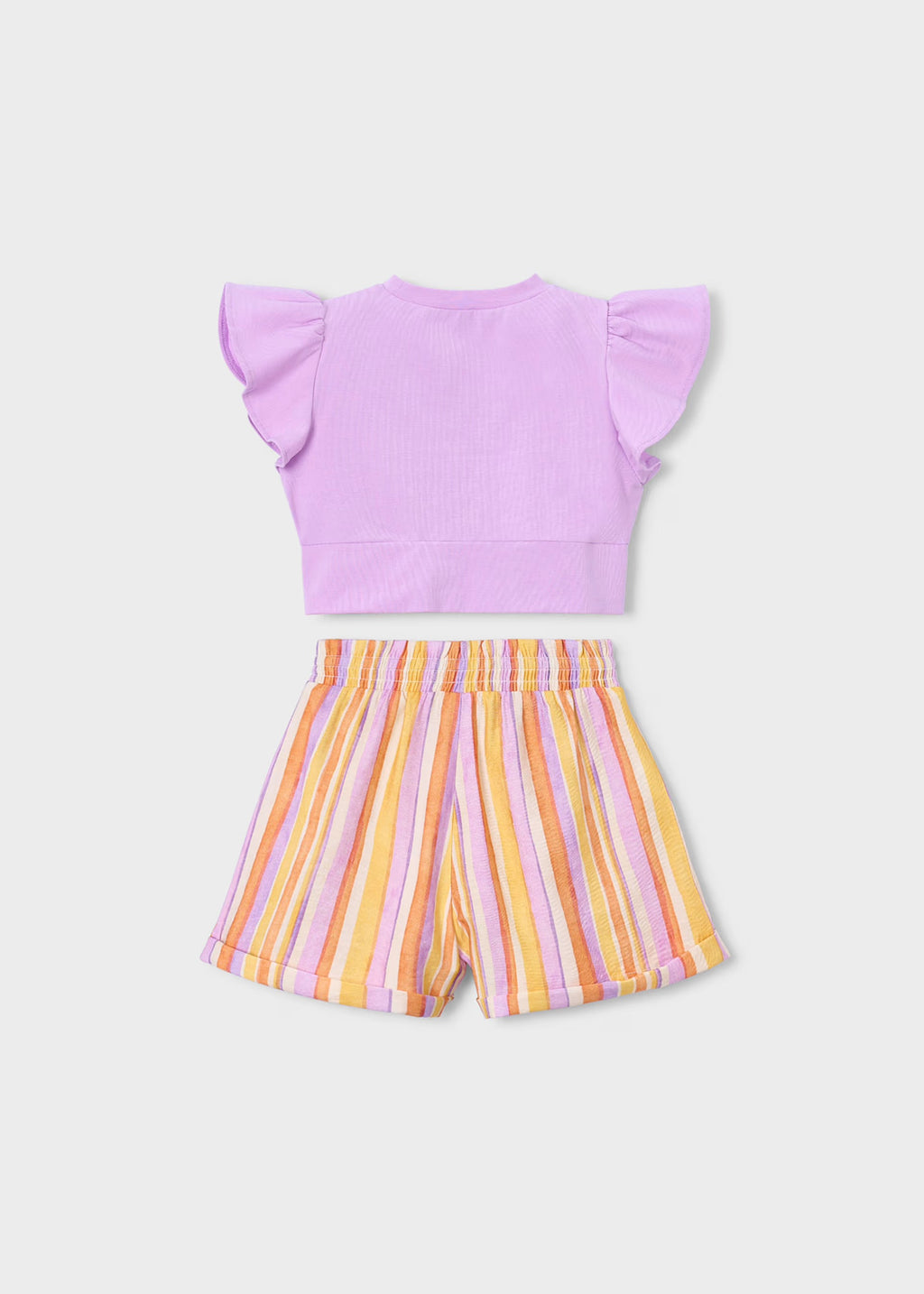 Mayoral Lilac Stripe 2pc Set 3227