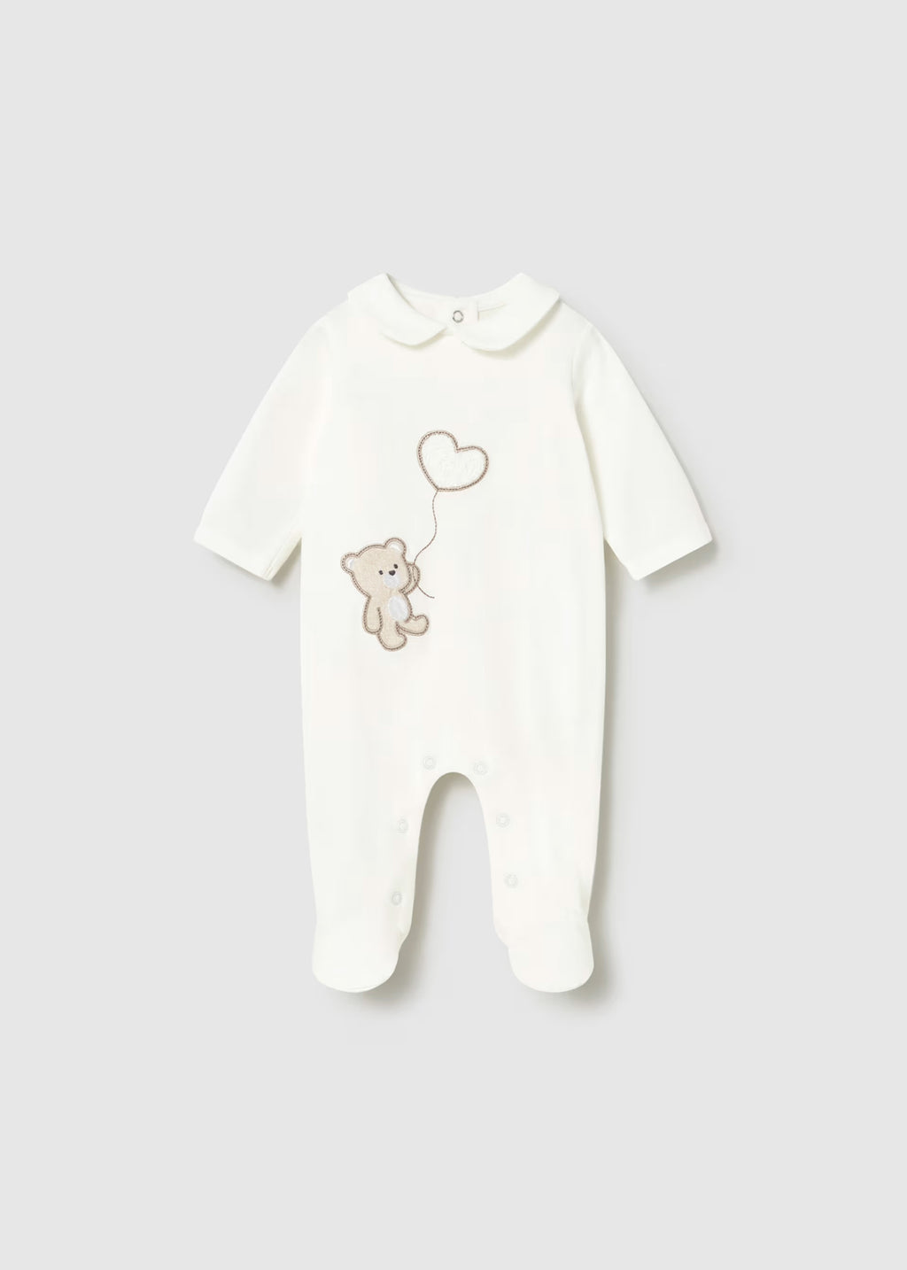 Mayoral Baby Ivory Babygrow 1743
