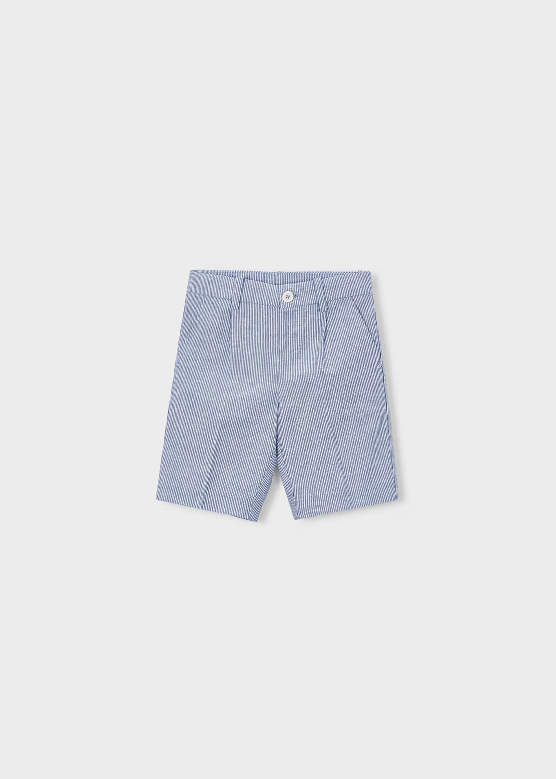 Mayoral Blue Stripe Shorts 3201