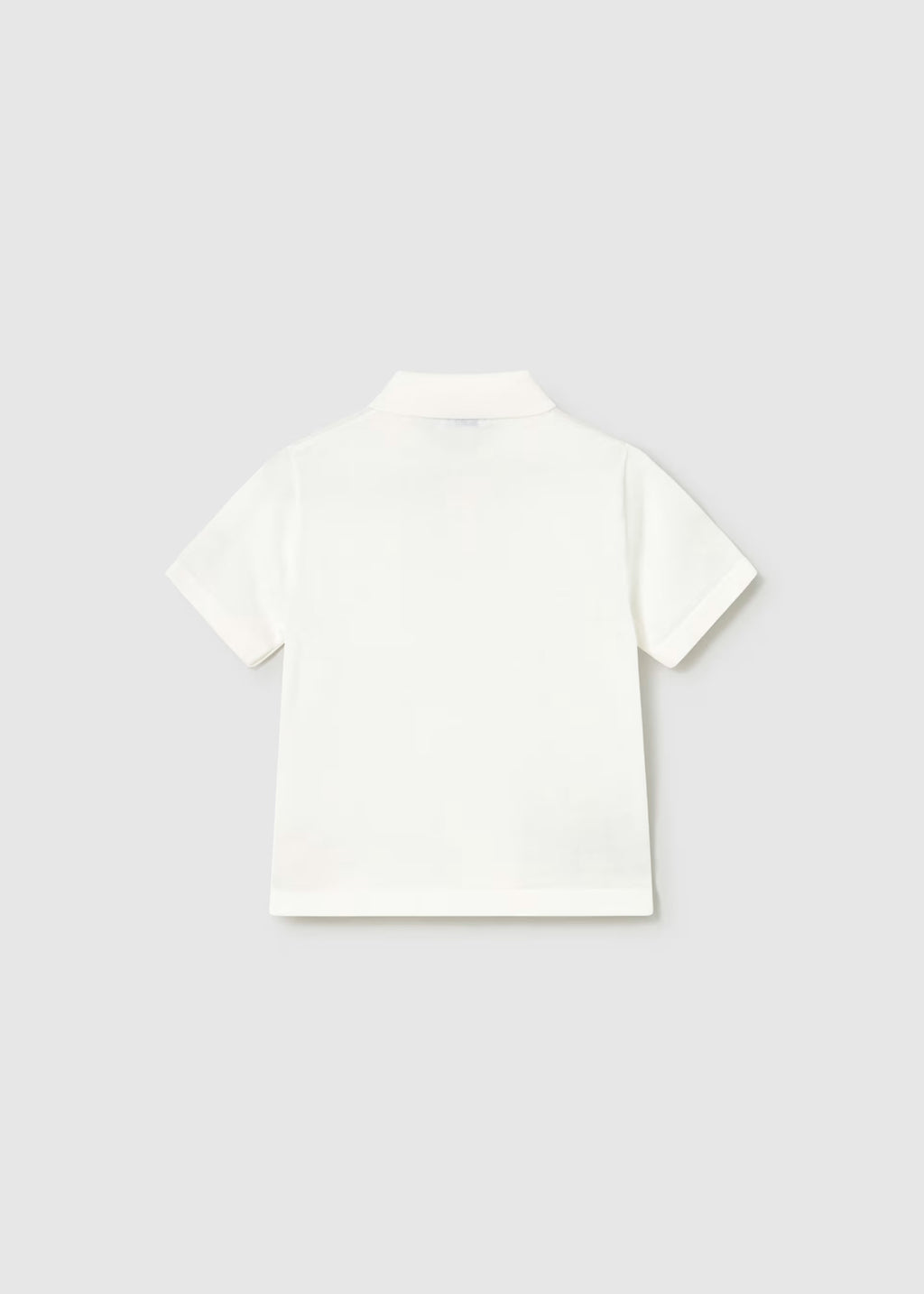 Mayoral Toddler Cream Knit Polo Shirt 1109