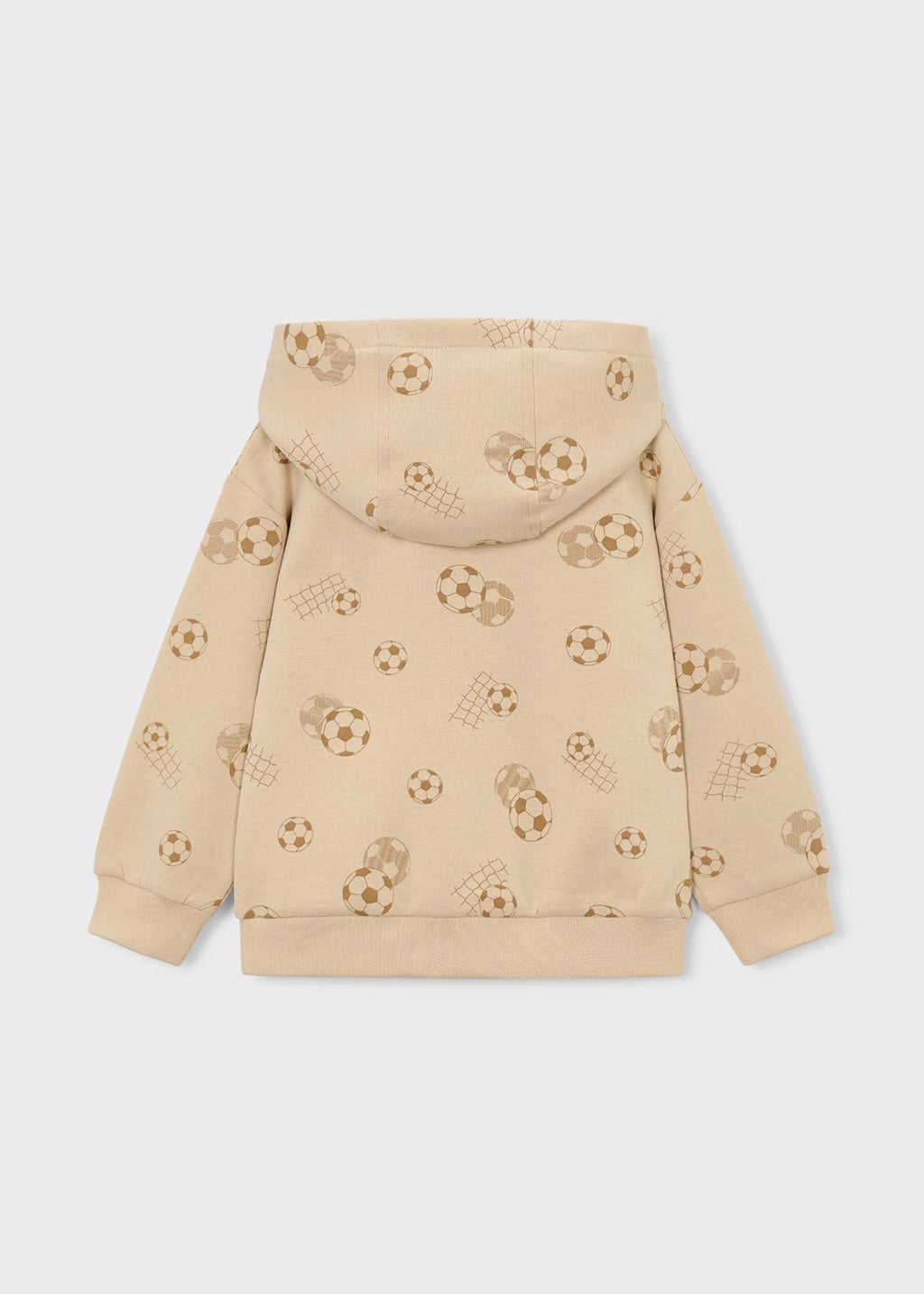 Mayoral Beige “Football” Hoodie 3435